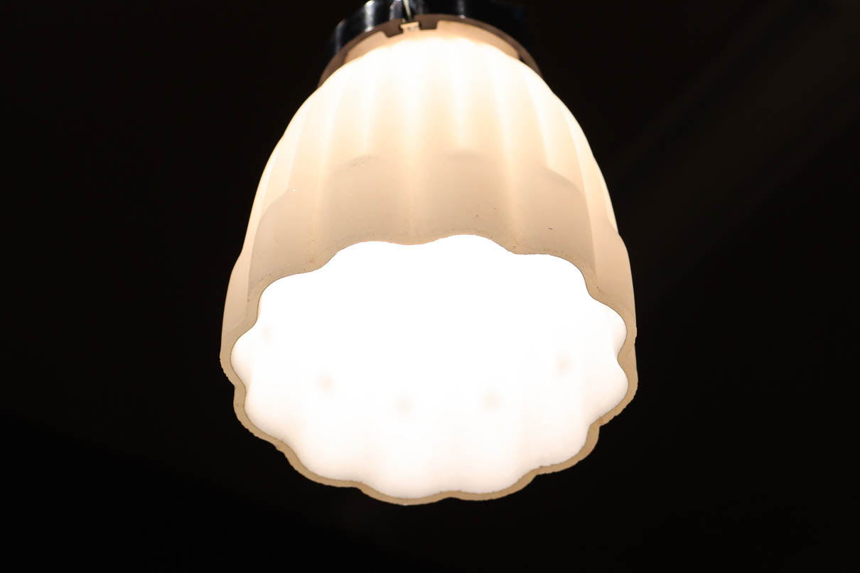 Pressed glass lampshade DC8905