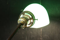 グリーン笠で和モダンな雰囲気ある電気スタンド　DC8906