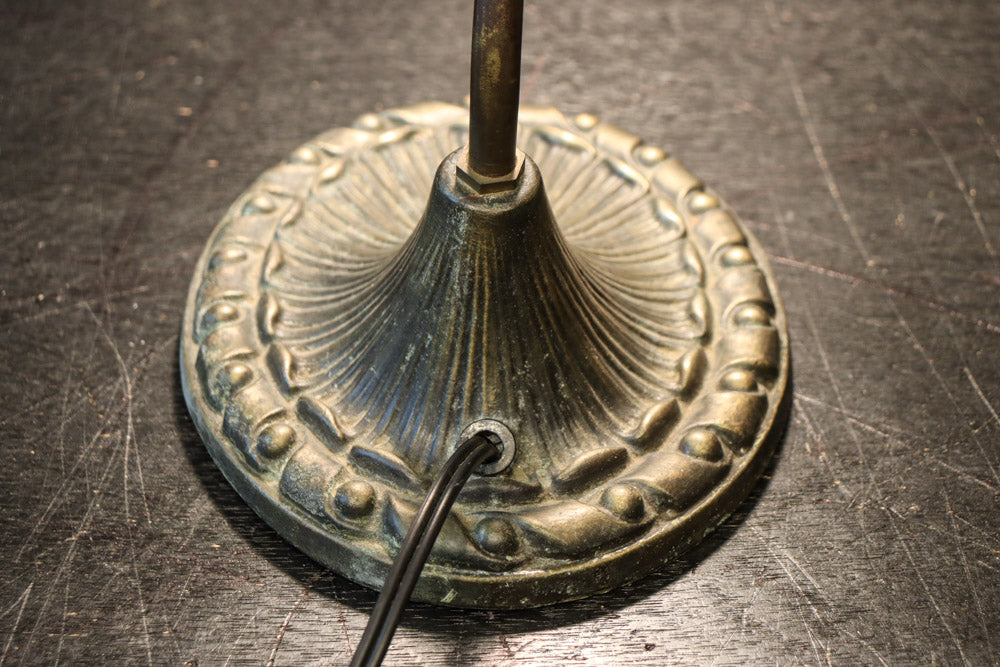 グリーン笠で和モダンな雰囲気ある電気スタンド　DC8906