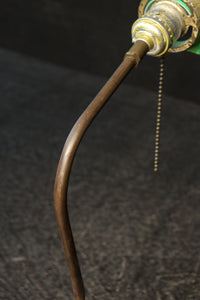 グリーン笠で和モダンな雰囲気ある電気スタンド　DC8906