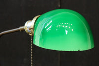 グリーン笠で和モダンな雰囲気ある電気スタンド　DC8906