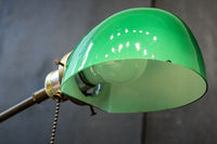 グリーン笠で和モダンな雰囲気ある電気スタンド　DC8906