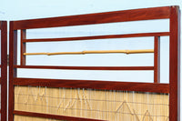 繊細な簾の造りをした風情のある大型サイズ衝立　DC8908