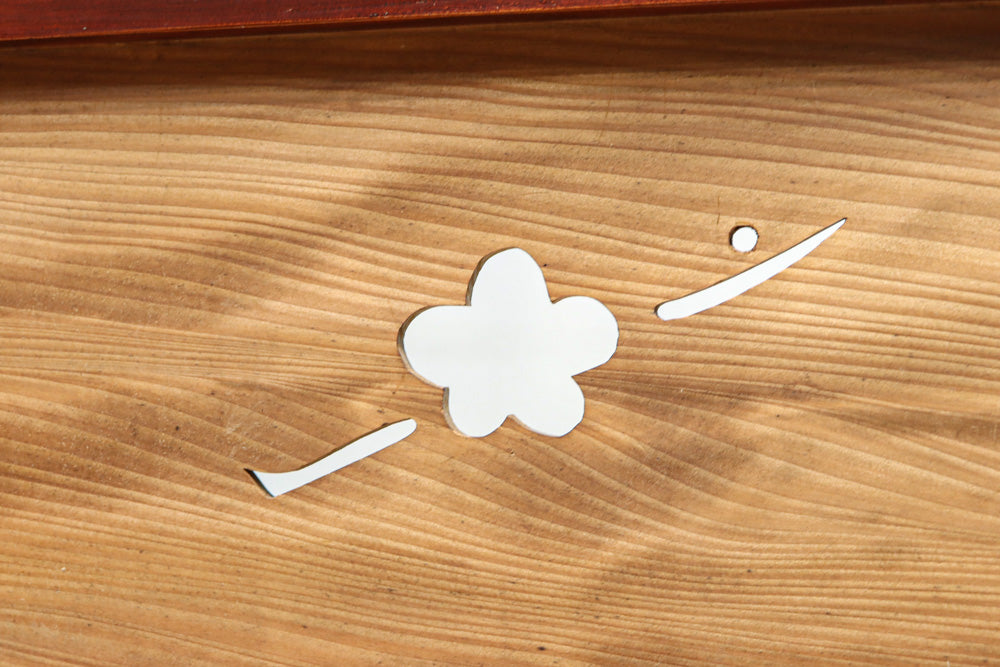 繊細な簾の造りをした風情のある大型サイズ衝立　DC8908