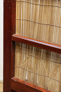 繊細な簾の造りをした風情のある大型サイズ衝立　DC8908