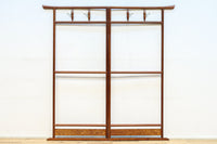 穏やかな色彩で風情溢れるフック付きの衣桁　DC8909