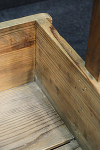 穏やかな杢目で上品な面持ちの炭入れ　DC8914