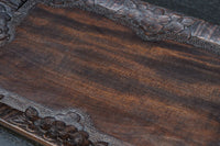 軽井沢彫の桜彫刻が華を添える角盆　DC8920