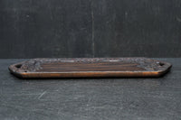 軽井沢彫の桜彫刻が華を添える角盆　DC8920