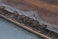 軽井沢彫の桜彫刻が華を添える角盆　DC8920