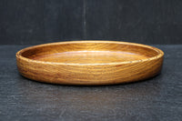 艶やかな質感と雄大な杢目が映える丸盆　DC8922ab　在庫(a:1 b:1)枚