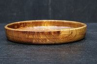 艶やかな質感と雄大な杢目が映える丸盆　DC8922ab　在庫(a:1 b:1)枚