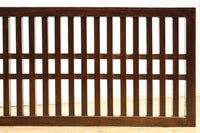 角太格子造りで貫録ある二つ折り帳場格子　DC8946