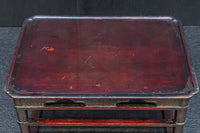 穏やかな色彩に杢目が浮かぶレトロ感溢れる李朝膳　DC8951