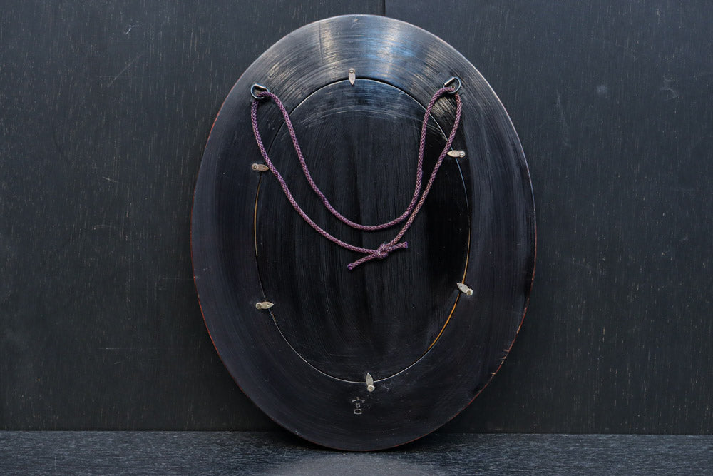 美しい花彫刻が華やかな鎌倉彫の壁掛け鏡 DC8956 – 古福庵 [ KOFUKUAN