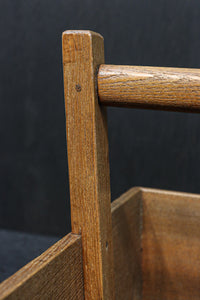 木地色の穏やかな杢目が魅力の持ち手付き炭入れ　DC8958ab　在庫(a:1 b:1)個