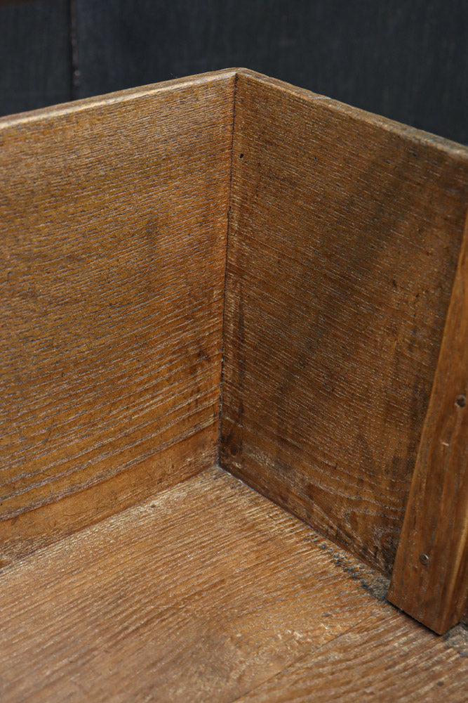 木地色の穏やかな杢目が魅力の持ち手付き炭入れ　DC8958ab　在庫(a:1 b:1)個