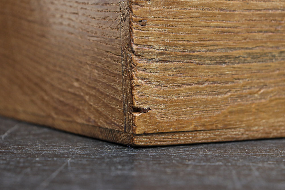 木地色の穏やかな杢目が魅力の持ち手付き炭入れ　DC8958ab　在庫(a:1 b:1)個