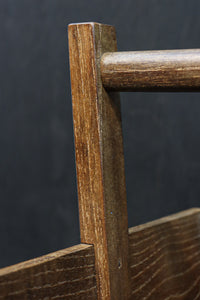 木地色の穏やかな杢目が魅力の持ち手付き炭入れ　DC8958ab　在庫(a:1 b:1)個