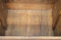 木地色の穏やかな杢目が魅力の持ち手付き炭入れ　DC8958ab　在庫(a:1 b:1)個