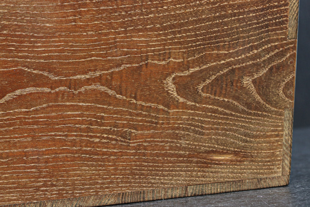 木地色の穏やかな杢目が魅力の持ち手付き炭入れ　DC8958ab　在庫(a:1 b:1)個