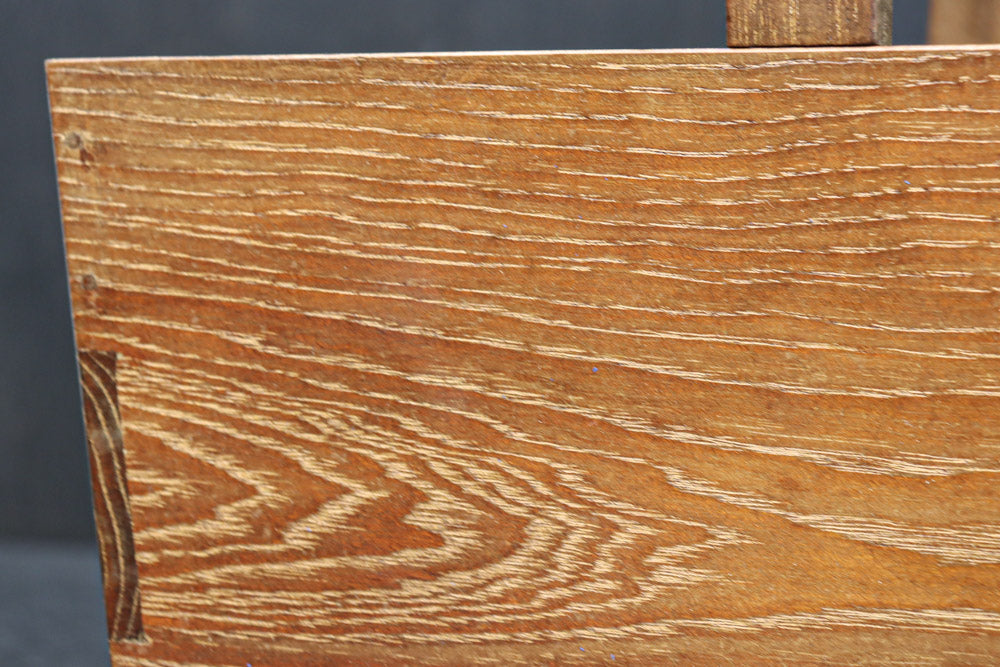 木地色の穏やかな杢目が魅力の持ち手付き炭入れ　DC8958ab　在庫(a:1 b:1)個