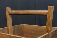 木地色の穏やかな杢目が魅力の持ち手付き炭入れ　DC8958ab　在庫(a:1 b:1)個