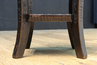 桜模様で華やいだ魅力的な面持ちの軽井沢彫りの花台　DC8962