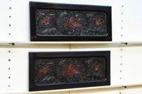 Sendai-Tsuishu Carved decorative panels DC8980