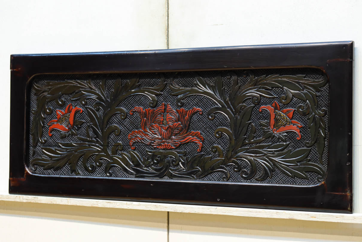Sendai-Tsuishu Carved decorative panels DC8980