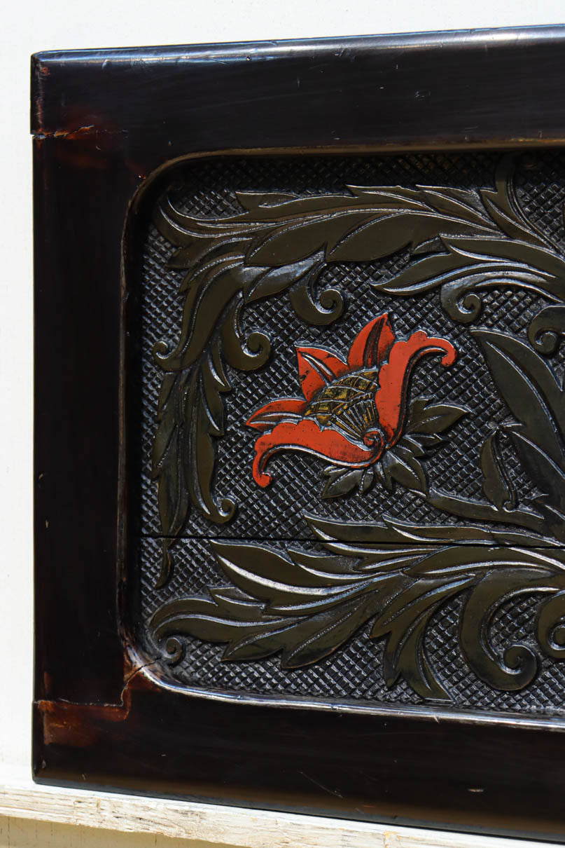 Sendai-Tsuishu Carved decorative panels DC8980