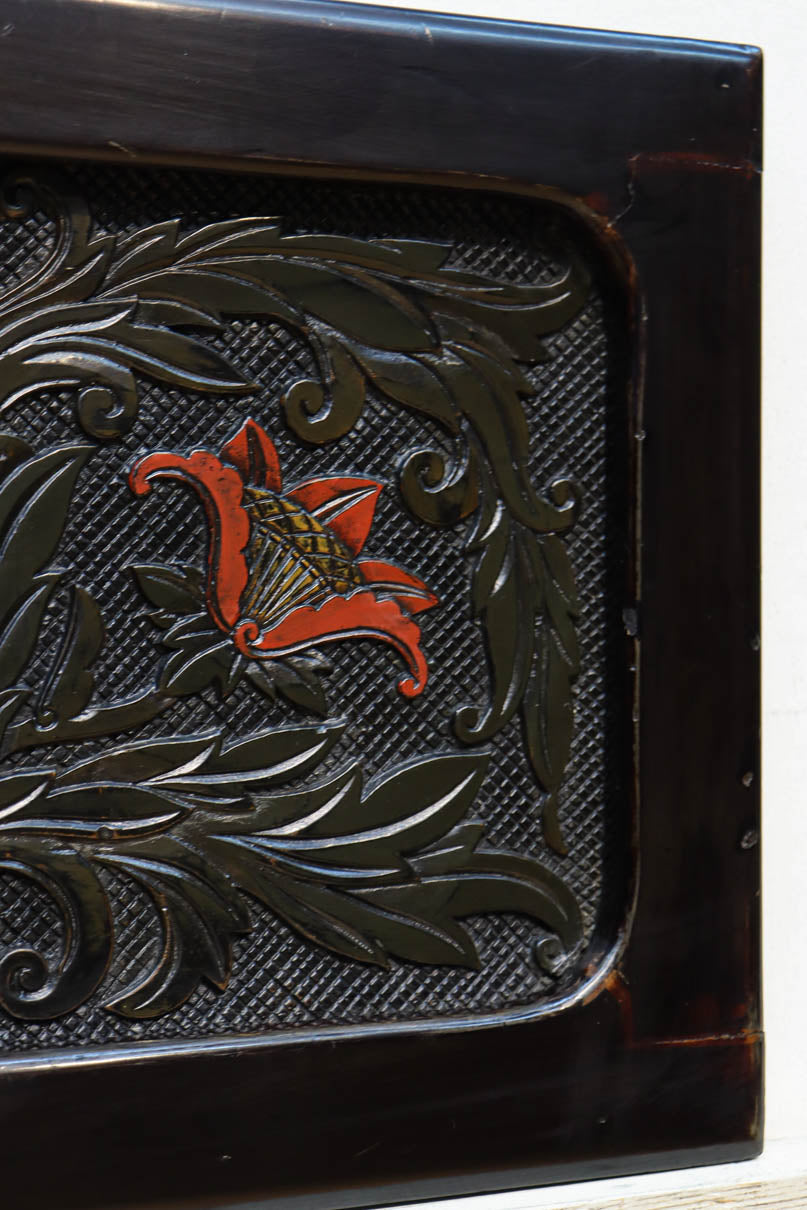 Sendai-Tsuishu Carved decorative panels DC8980