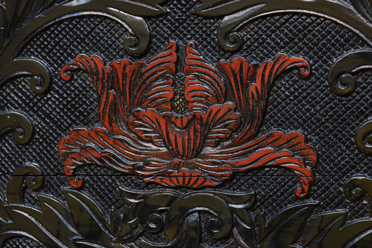 Sendai-Tsuishu Carved decorative panels DC8980