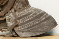 大珍品！！龍を装飾した迫力のある兜の大振りの彫刻飾り　DC9025