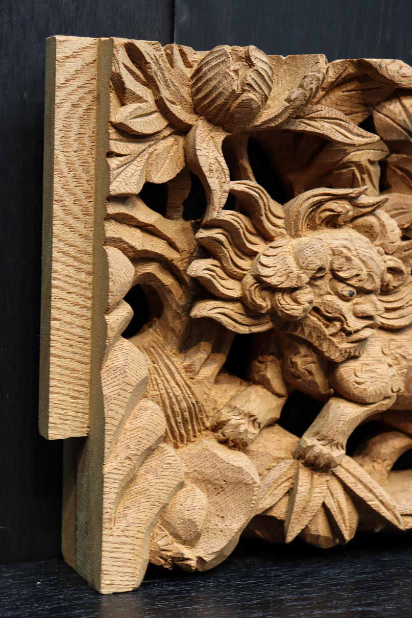 Antique tool (Lion carving decoration) DC9230