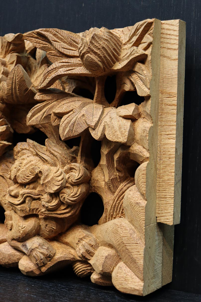 Antique tool (Lion carving decoration) DC9230