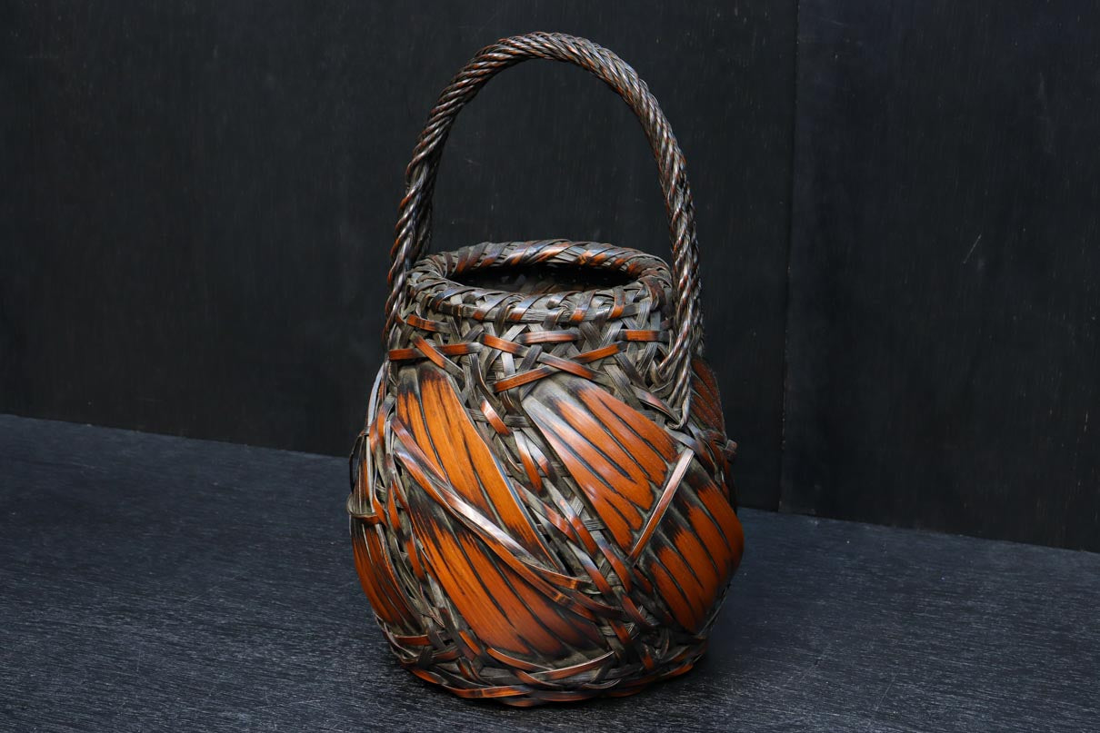 Bamboo woven flower basket DC9237