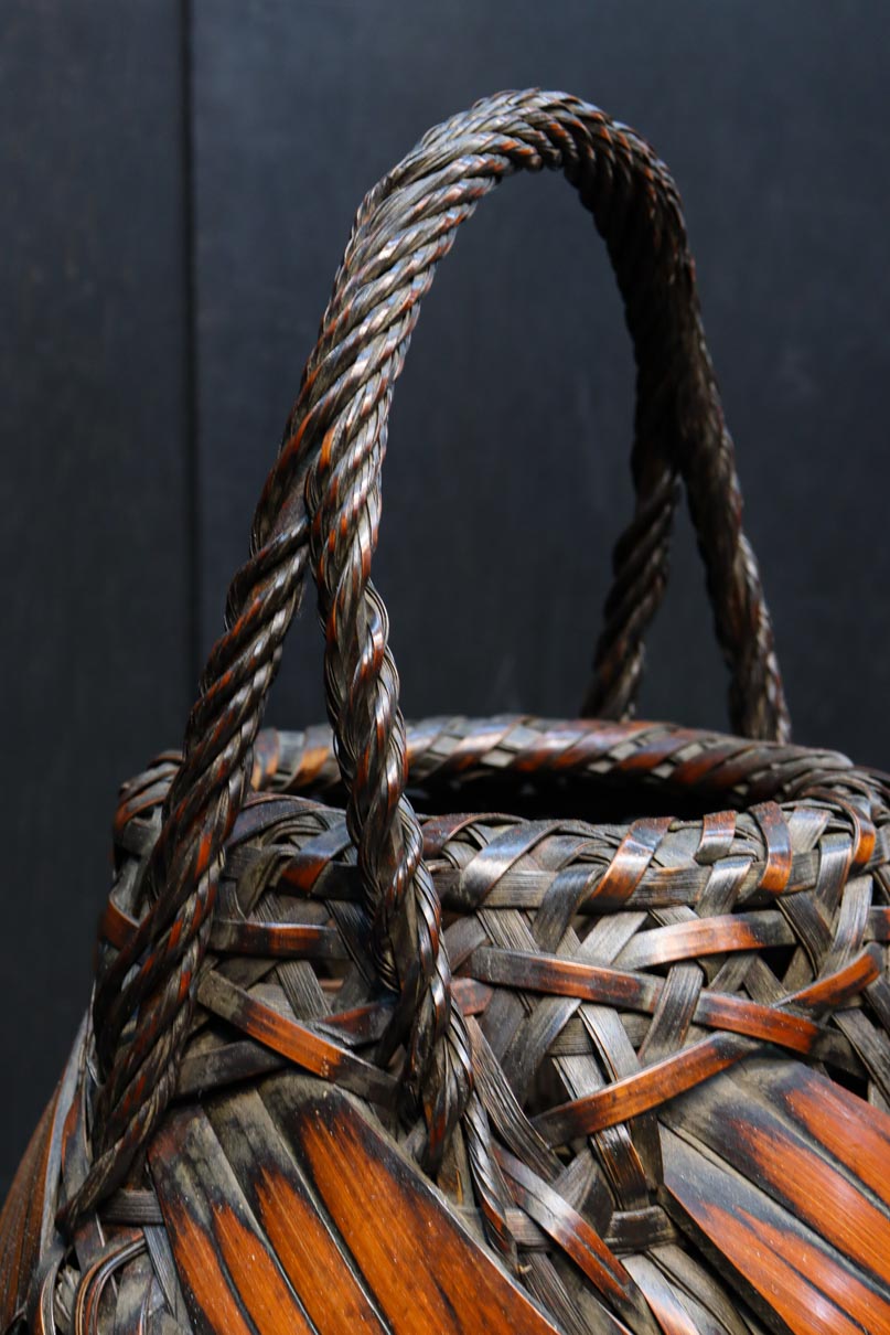 Bamboo woven flower basket DC9237