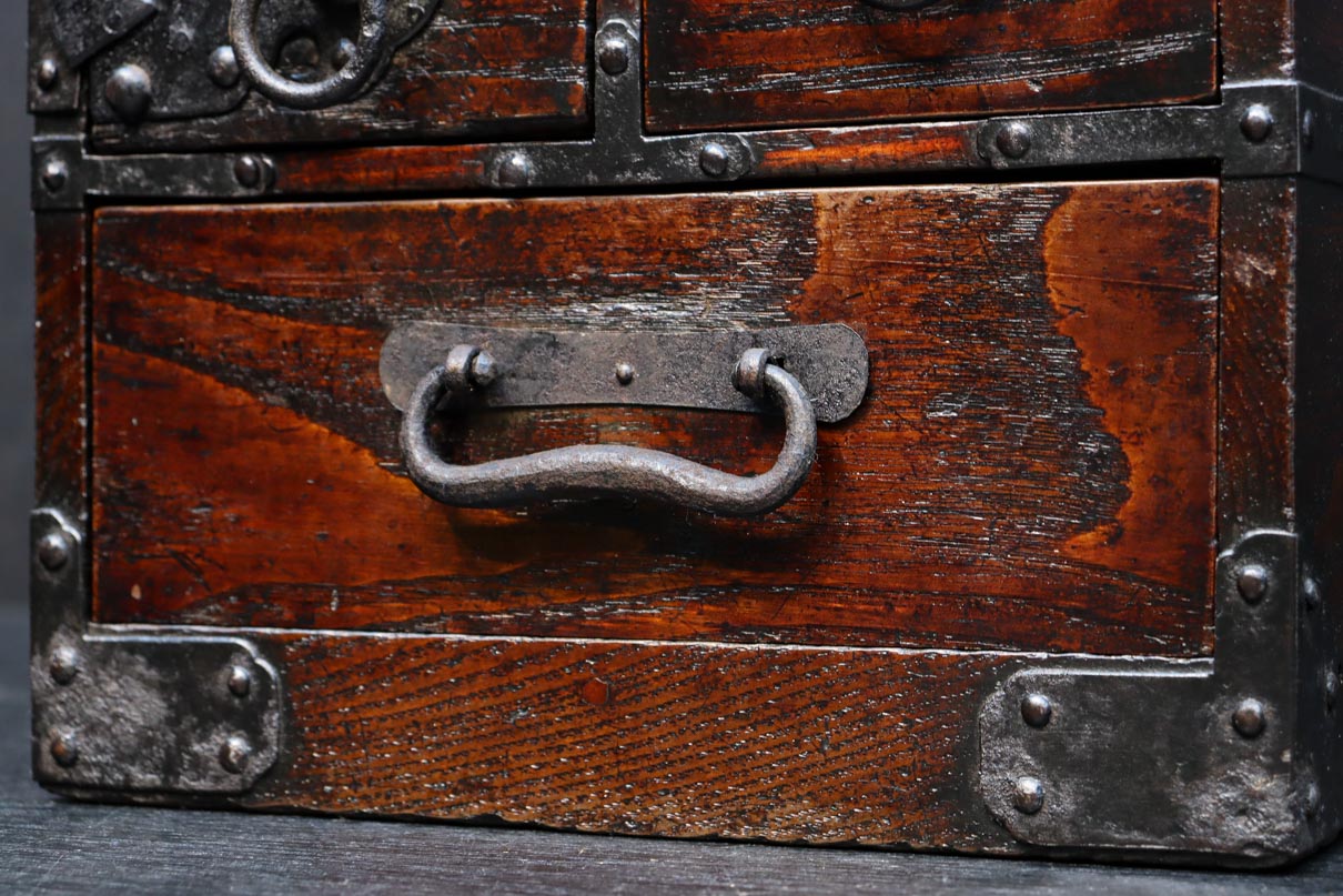 Antique tool box (Suzuri-bako) DC9239