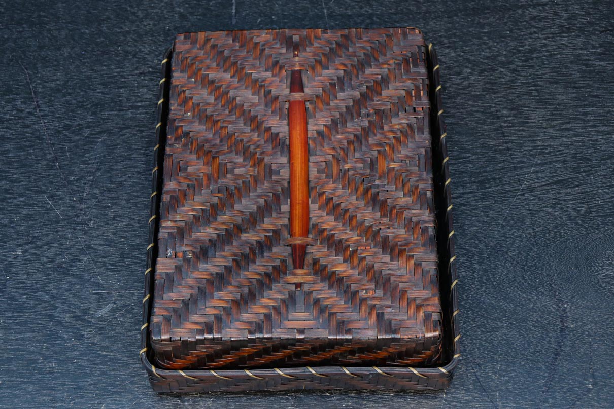 ※3/20まで出品【値下げ中】牛の置物　竹編（極細）　 オレンジと黒の模様 純しぼり「極」【順次発送～なくなり次第終了】 | 三ヶ日みかんの通販