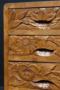 日光彫の花模様が素敵な小引き出し　DC9439