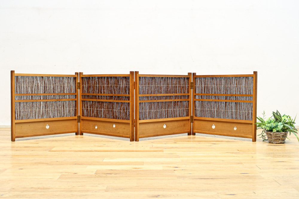 Small size Four-panel folding screen DC9465
