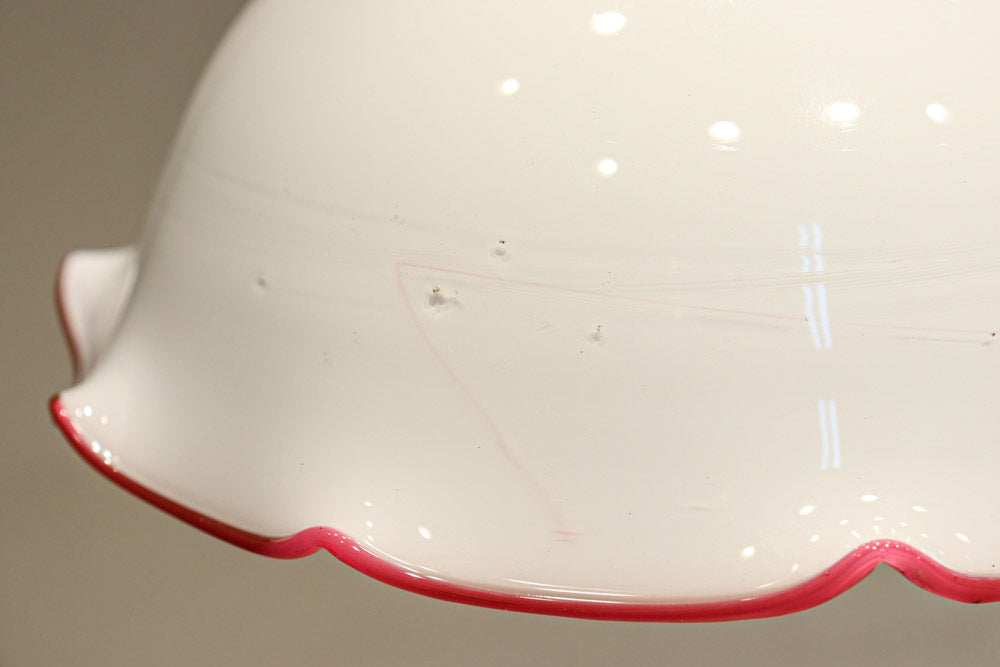 赤縁フリルで小花の様な上品な電笠DC9613