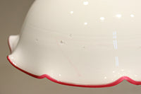 赤縁フリルで小花の様な上品な電笠DC9613