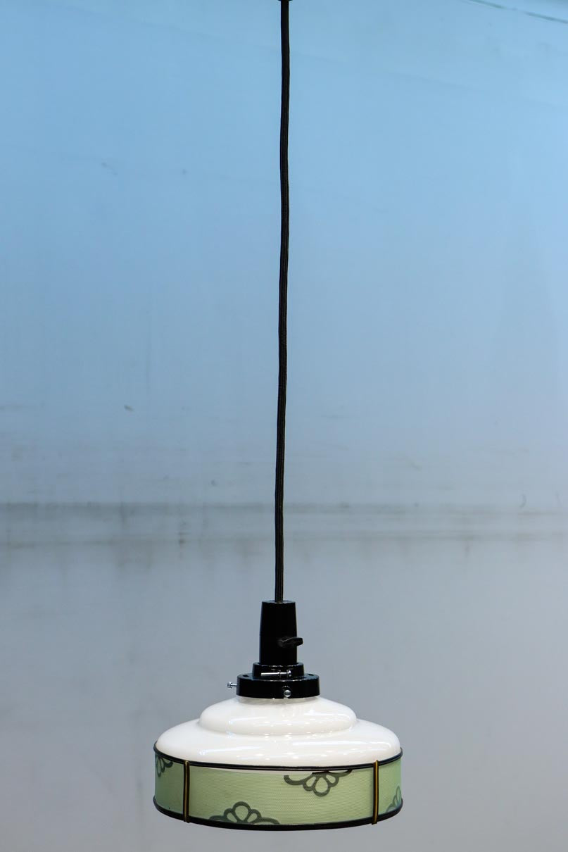 菊菱アレンジ装飾でレトロな電笠　DC9748