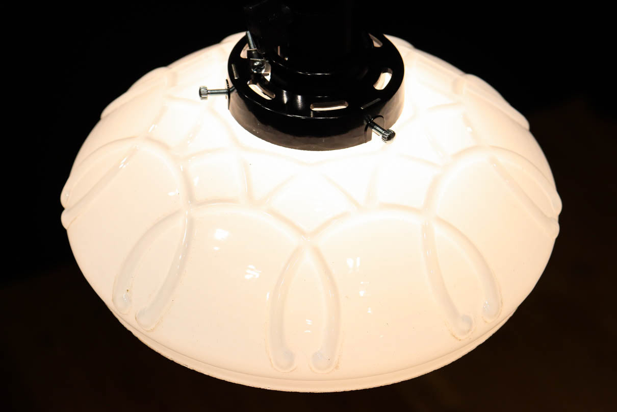 Pressed glass lamp shade DC9841