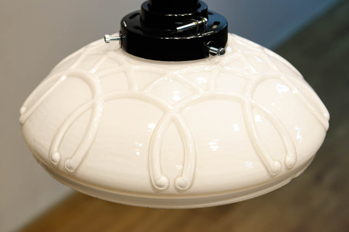 Pressed glass lamp shade DC9841