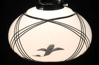 セル装飾が上品に飾る鳥の透かし絵が浮かぶ電笠　DC9978