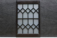 Antique small glass window