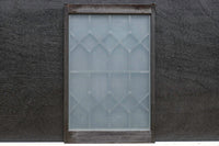 Antique small glass window